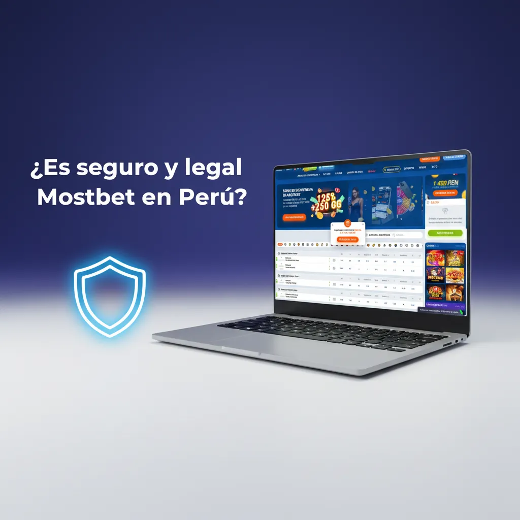 Infografía sobre seguridad y legalidad de Mostbet en Perú: licencia de Curazao, SSL, KYC/AML y juego responsable Mincetur.
