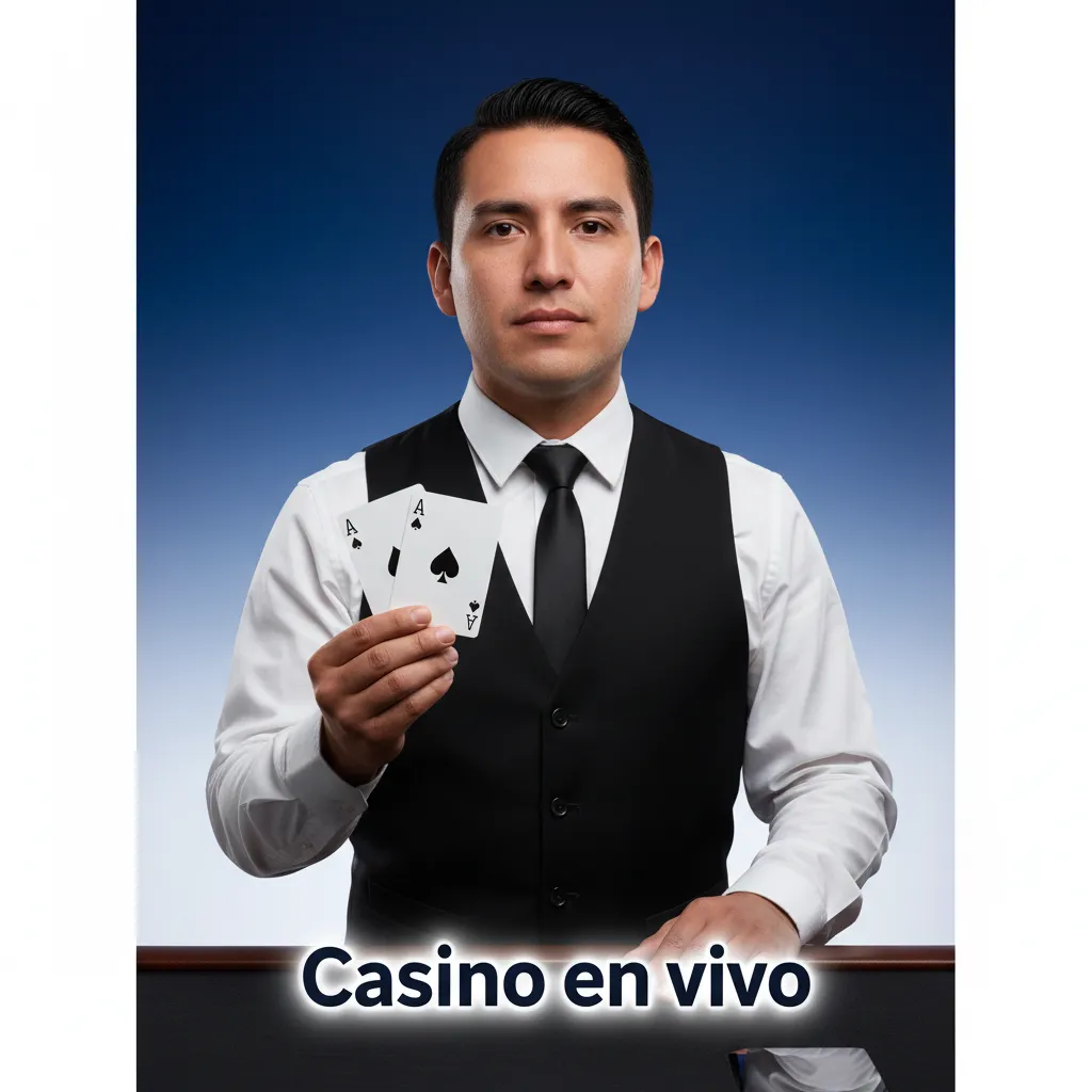 Casino en vivo con crupieres reales en streaming; ruleta, blackjack, baccarat, poker y game shows en mesas en tiempo real.
