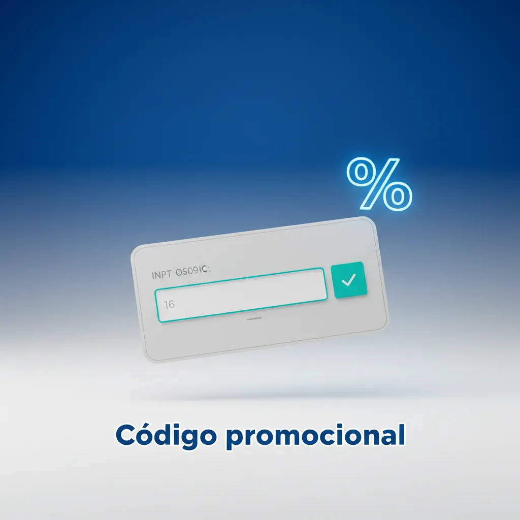Pantalla de códigos promocionales con beneficios y pasos: BIENVENIDO125, APP10, DEPORTE20 y cómo ingresarlos al depositar.