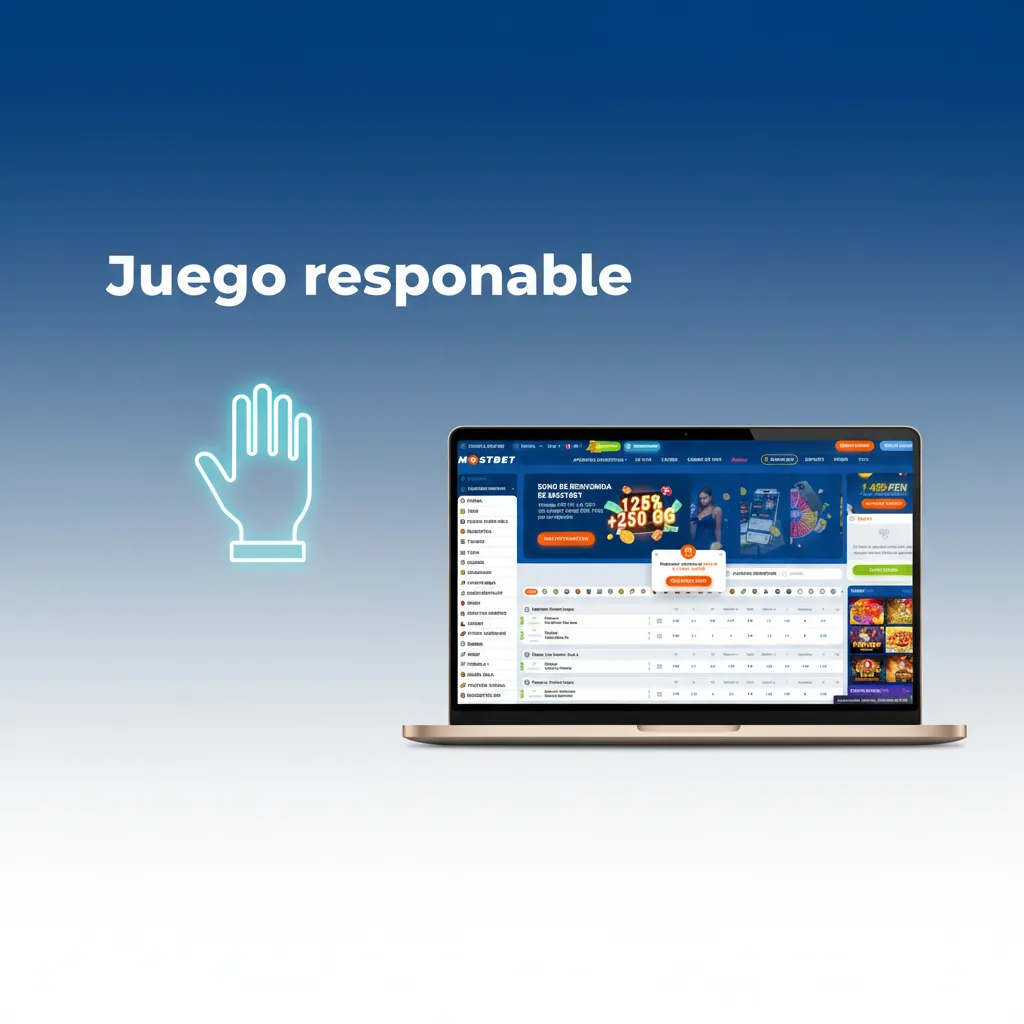 Juego responsable: jugador ajusta límites, reloj de recordatorio, escudo de seguridad y botón de pausa.